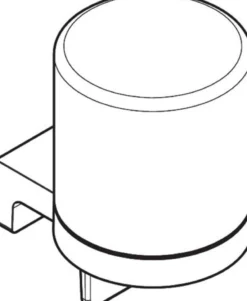 Hansgrohe AddStoris S sæbedispenser, 200 ml, Børstet sort krom