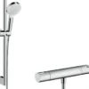 Hansgrohe Crometta brusesæt, Ecostat 1001 CL termostat, krom, 65 cm