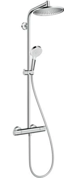Hansgrohe Crometta S 240 Showerpipe brusesæt, EcoSmart, krom