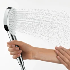 Hansgrohe Crometta Vario håndbruser, 100 mm, 2 jet, hvid/krom