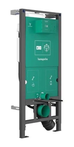 Hansgrohe IFrame indbygningscisterne, 112 cm, til væghængt toilet inkl. vægbeslag