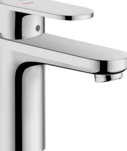 Hansgrohe Vernis Blend 1-grebs håndvaskarmatur 100 CoolStart, med push-open bundventil