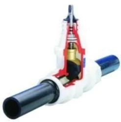 Hawle skydeventil, type 2670, PE100-SDR11, 32 mm, PN16, POM