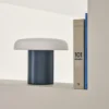 Hübsch Ateliers bordlampe, mørkeblå/hvid