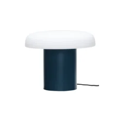 Hübsch Ateliers bordlampe, mørkeblå/hvid