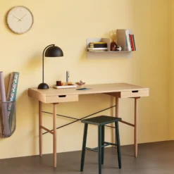 Hübsch Form bordlampe, sort