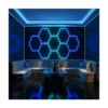 Hexagon LED-lys color, 2 felter, komplet sæt, 37W, RGBIC, inkl. bluetooth controller og strømforsyning