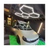 Hexagon LED-lys, 5 felter komplet sæt, 168W, RA95, 5000K, 14250 lm, 230V