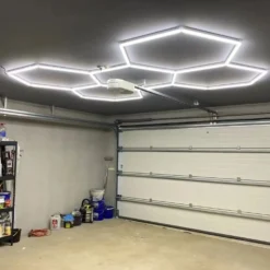 Hexagon LED-lys, 5 felter komplet sæt, 168W, RA95, 5000K, 14250 lm, 230V