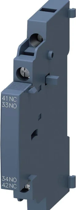 Hjælpekontakt 1NO+1NC side til 3RV2 - Siemens