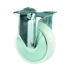 Hjul, nylon, fastgørelsesplade, 100 mm, 200 kg, 3478UOHP62FAD