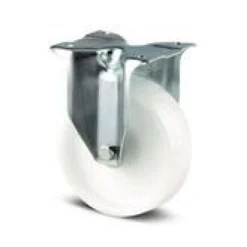 Hjul, nylon, fastplade, 125 mm, 275 kg, 3478UOHP62FAD