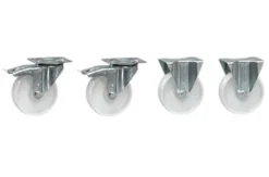 Hjulsæt, nylon, t/tipcontainer