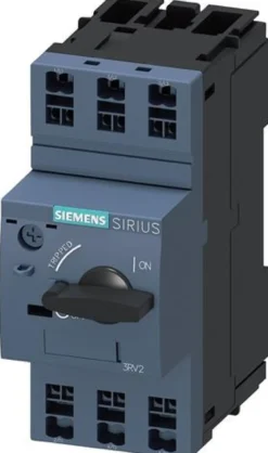 Håndbetjent motorværn, fjederklemme, 1,6A, str S00 3RV2011-1AA20 - Siemens