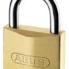 Hængelås Abus 65/40 ka6401, messing, 40mm bredde, 6,5mm bøjletykkelse, 22mm bøjlespændevidde