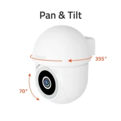 Hombli Pan & Tilt Cam, 2K/4K overvågningskamera