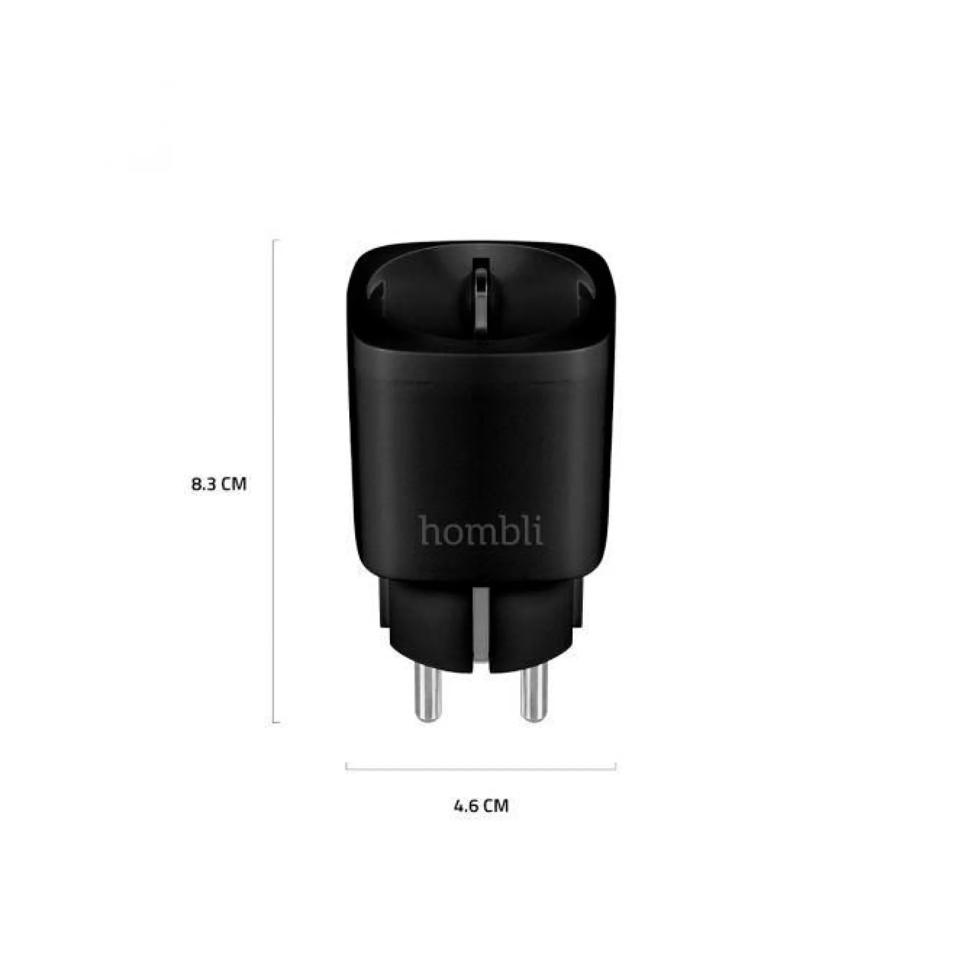 Hombli Smart Socket, smart plug, WiFi, sort - 3 pak