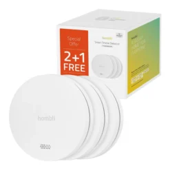 Hombli Smoke Detector, røgalarm, hvid - 3 pak