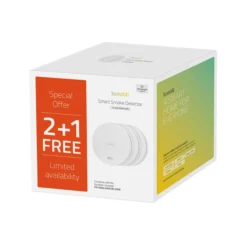 Hombli Smoke Detector, røgalarm, hvid - 3 pak