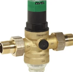Honeywell D06F-3/4A trykreduktionsventil med unioner