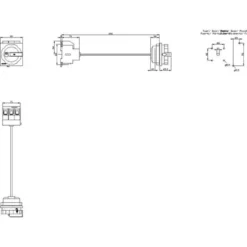 Hovedafbryder, 3 polet, 100A AC-3 400V 22kW - Siemens