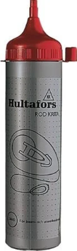 Hultafors kridt, rød, 360 gram
