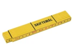 Hultafors meterstok med skiftemål, 2 meter, 12 led, glasfiber