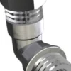 IbP Conex Vinkel, 1/2" - 15 mm, Med nippel, Forkromet kompres