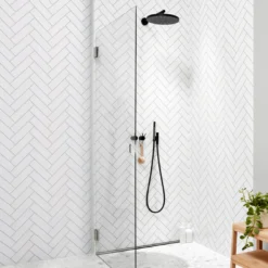Ifö Contura Shower svingdør, 700x2000mm, enkelt, klart glas, 8 mm, krom