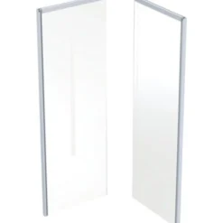 Ifö Showerama bagelement, 1000x1000x2000mm, hvid/klar