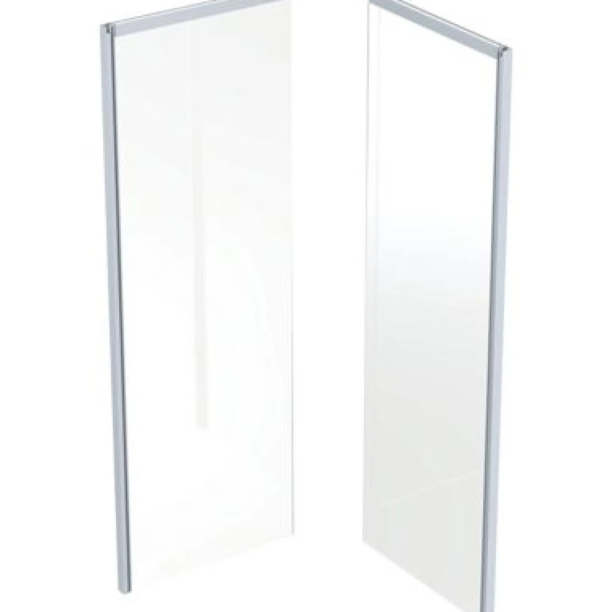 Ifö Showerama bagelement, 1000x1000x2000mm, hvid/klar