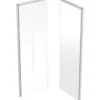 Ifö Showerama bagelement, 900x800x2000mm, hvid/klar