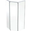 Ifö Showerama frontelement, 800x900mm, hvid/klar
