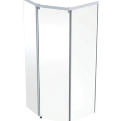 Ifö Showerama frontelement, 800x900mm, hvid/klar