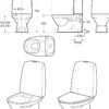 Ifö Sign – Gulvstående børnetoilet
