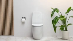 Ifö Spira Art 2.0 gulvstående toilet inkl. softclose toiletsæde, S-lås