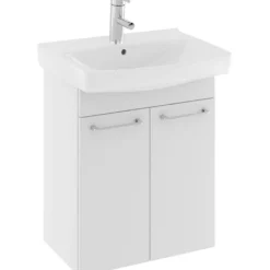 Ifö Spira møbelpakke, 2 låger 57 cm x 70 cm, hvid (blank)