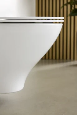 Ifö Spira Modern, væghængt toilet, skjult montering, inkl. soft-close sæde