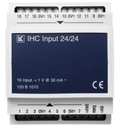 IHC Control, Input modul 24/24 med 16 indgange til 24Vdc/24mA signaler – Lauritz Knudsen