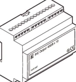 IHC Control, Output modul 400/8x10 med 8 relæ udgange til 230Vac – Lauritz Knudsen