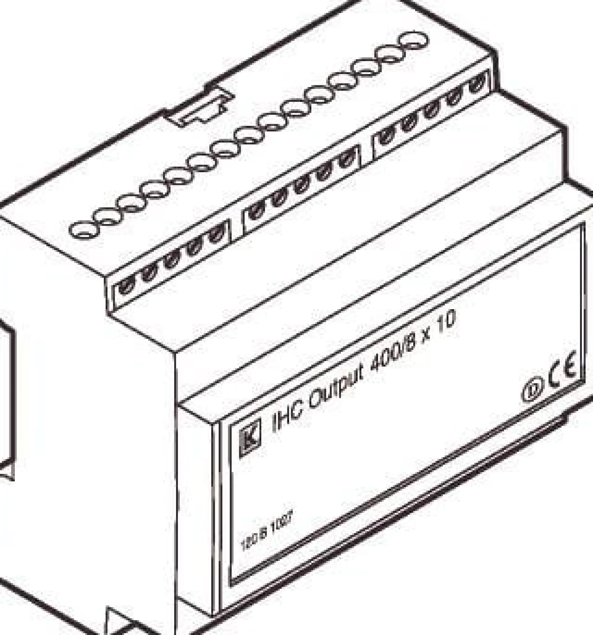 IHC Control, Output modul 400/8x10 med 8 relæ udgange til 230Vac – Lauritz Knudsen