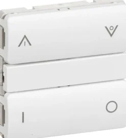 IHC Wireless, FUGA batteritryk med 4 tryk (2 tangenter), 1 modul – Lauritz Knudsen