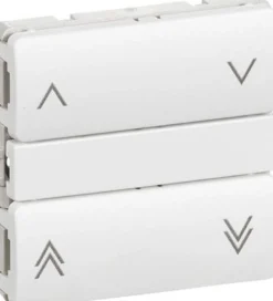 IHC Wireless, FUGA jalousi batteritryk, 1 modul – Lauritz Knudsen