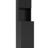 Indbygningsmodul med papirdispenser og affaldsspand 32 l, mat sort - Pressalit