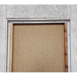 Indbygningsramme til 120x60 cm LED panel, til troldtekt og gips, hvid kant (restsalg)
