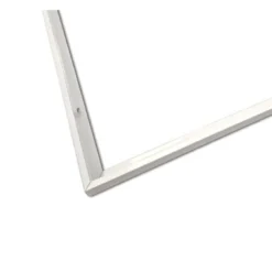 Indbygningsramme til 120x60 cm LED panel, til troldtekt og gips, hvid kant (restsalg)