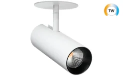 Indbygningsspot Tube Mini R Tunable White, 2000-4000K, LEDDim - SG Armaturen