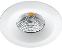 Indbygningsspot UniLED Isosafe Airtight, LED 7W, 3000K, IP65, hvid/sort - SG Armaturen