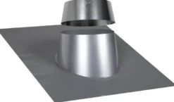 Inddækning grå/blank, 31-45 grader, Ø125mm