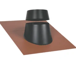 Inddækning rød/sort, 10-32 grader, Ø125 mm